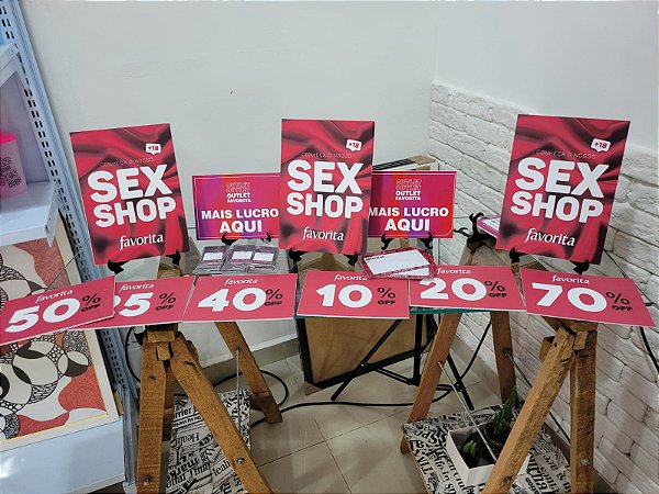 Placa Comércio Display Pvc