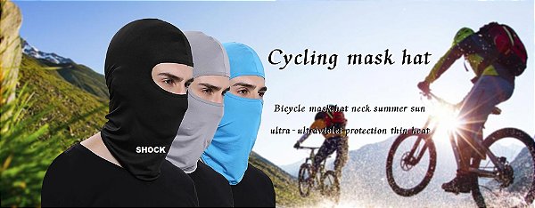 Balaclava Com fator UV 50 Frete Gratis