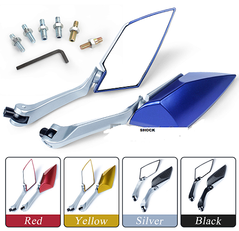 Retrovisor Scooter Eletrica Esportivo X7,X10,X11,X12 8mm