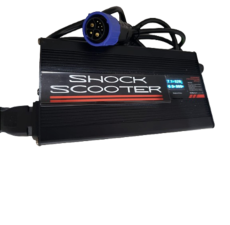Shock Carregador Bateria Scooter Eletrica 60v 8a Voltz Ev1 Sport