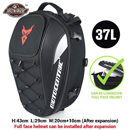 Bolsa de Mao,Mochila  para Moto ,Scooter impermeável Motorcycle 11/15Lts