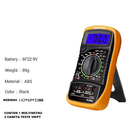 Teste Multimetro Digital Com Bipe ,testator De Tensao