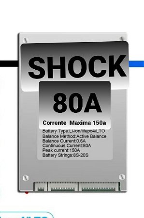 Bms Voltz Evs Compativel  e Desbloqueio 80a Máximo 150a com Bluetooth