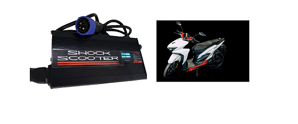 Carregador Bateria Scooter Eletrica Ventani Wind Turbo 8a