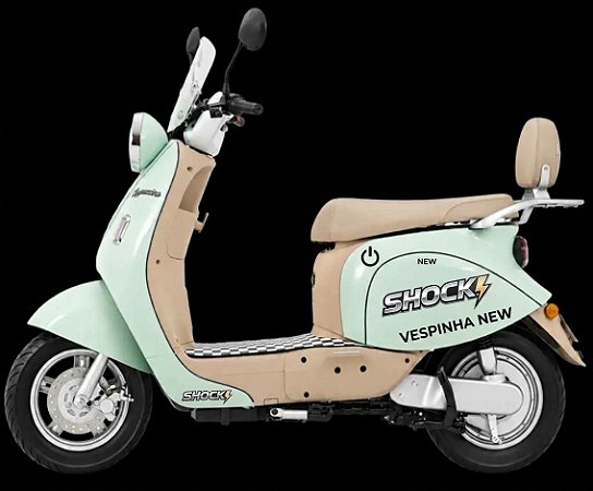 Scooter Eletrica Vespinha New 1000w Bateria Litio 60v 20ah autonomia 50km