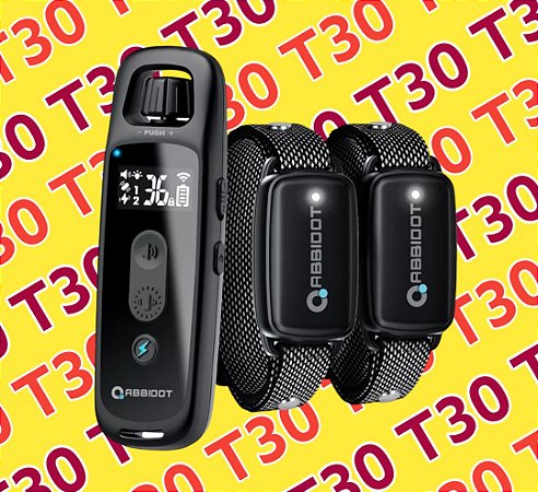Colar Eletrônico T30 - 2 coleiras