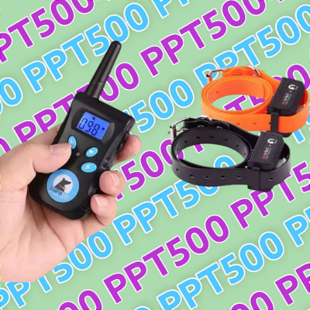 Colar Eletrônico PPT 500 - 2 coleiras