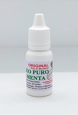 Óleo Puro de Menta NOVA EMBALAGEM + 2 ML