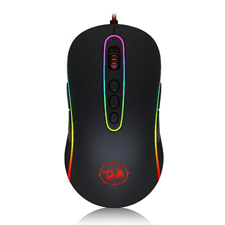 Mouse Gamer Redragon Phoenix Chroma RGB, 9 Botões Programáveis, 10000DPI - M702-2