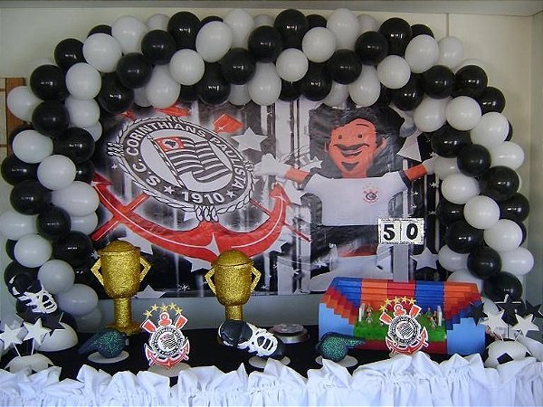 Mesa com tema Corinthians