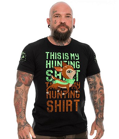 Camiseta Masculina Funny Hunting Shirt