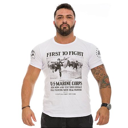 Camiseta Masculina To Fight U.S Marines Corps