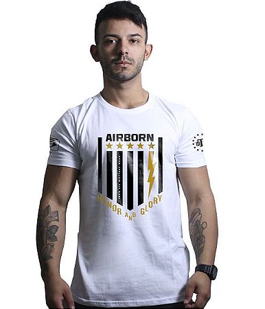 Camiseta Masculina AirBorn Honor and Glory