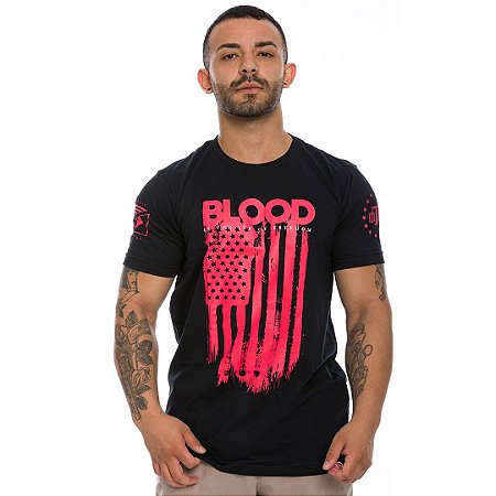 Camiseta Masculina Blood Is The Ink Of Freedom