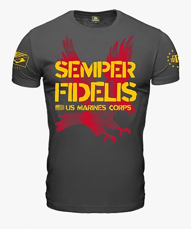 Camiseta Masculina Marines Semper Fidelis Secret Box