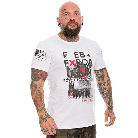 Camiseta Masculina FEB força expedicionária brasileira