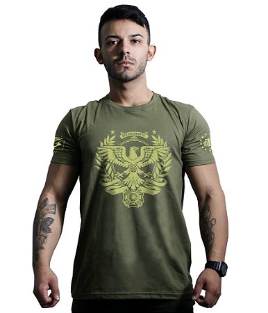 Camiseta Masculina SpezialKräfte Verde