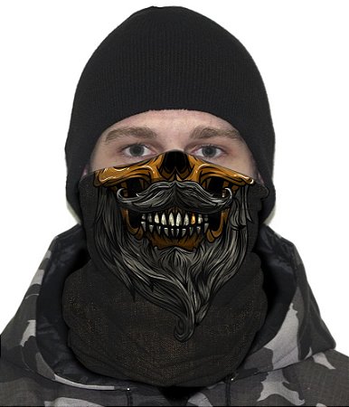 Face Armor Skull Hipster