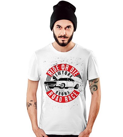 Camiseta Masculina Old Car Ride Or Die Bronx Tático Militar TeamSix Brasil