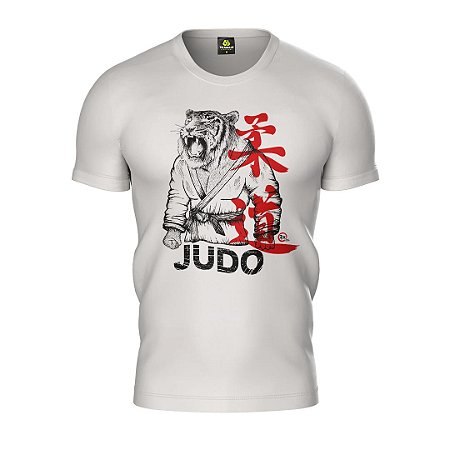 Camiseta Artes Marciais Judô Branca Team Six