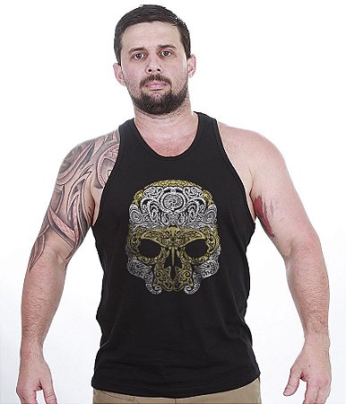 Camiseta Regata Outdoor Skull Marine Masculina