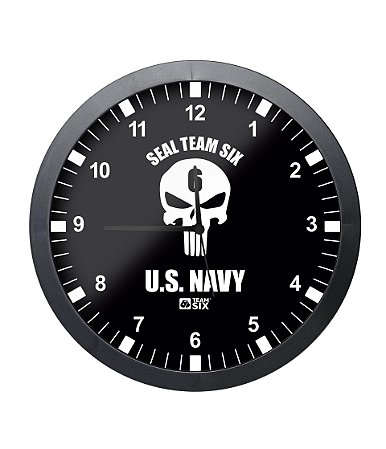 Relógio de Parede Punisher Seal US Navy