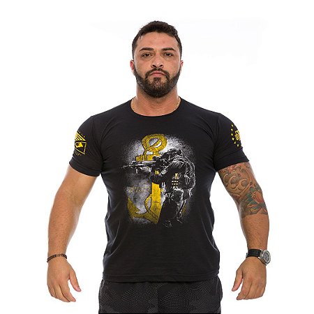 Camiseta Masculina Marinha Tactical Team Six Brasil