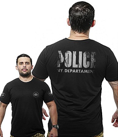Camiseta Masculina Wide Back Police