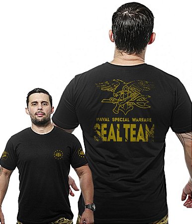 Camiseta Masculina Wide Back Seal Team Warfare