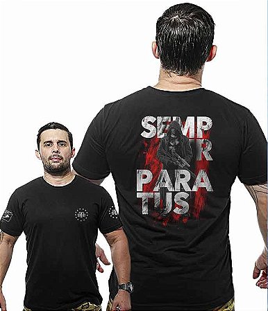 Camiseta Masculina Wide Back Semper Paratus Team Six Brasil