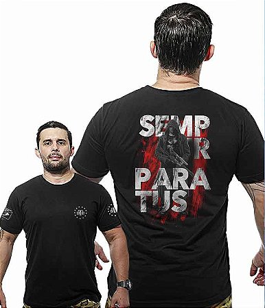 Camiseta Masculina Wide Back Semper Paratus