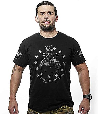 Camiseta Masculina Concept Line Lifestyle tactical beard Team Six Brasil