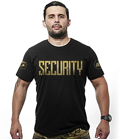 Camiseta Masculina Security Gold Line