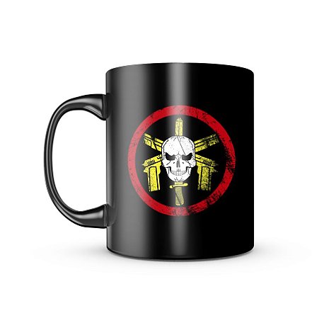 Caneca Dark Militar Bope Tropa de Elite Brasileira