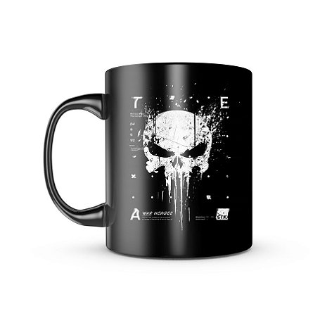 Caneca Dark Militar New Punisher