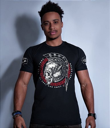 Camiseta Masculina Squad T6 GUFZ6 Molon Labe Come And Take It