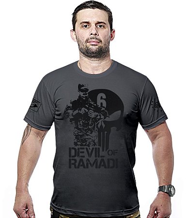 Camiseta Masculina Devil Of Ramadi Hurricane Line