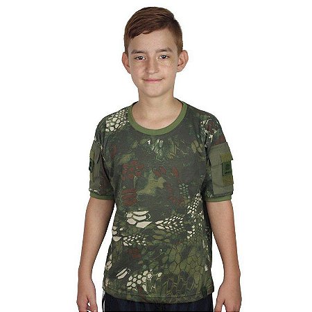 Camiseta Militar T Shirt Ranger Infantil Mandrak Bélica