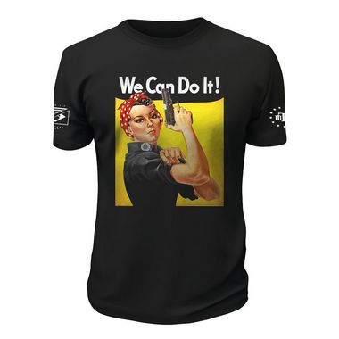 Camiseta Masculina Tactical Fritz We Can Do It Team Six Preta