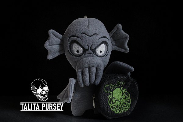 Chaveiro Cthulhu + Porta Moedas (Brinde)
