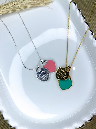 Colar veneziana tiffany verde