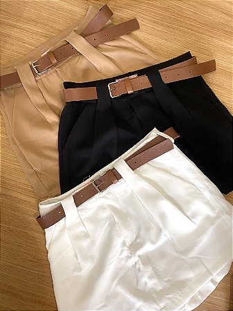 Short saia alfaiataria