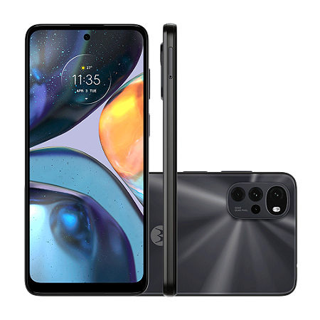 Smartphone Motorola Moto G22 XT2231-1, 128GB, 4 RAM, Android 12, 2.3 GHz Octa-Core, Camêra Frontal 16MP Preto