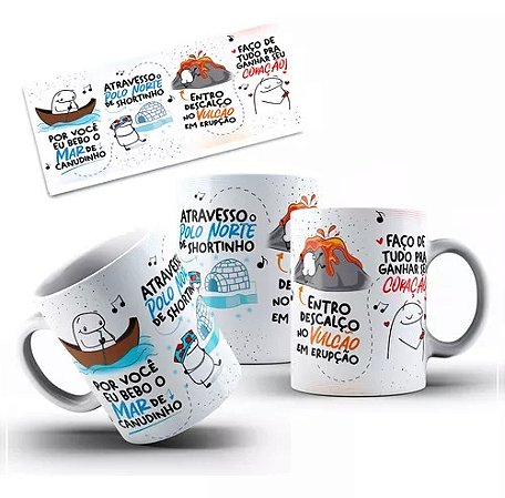 Caneca, Por você eu bebo o mar de canudinho