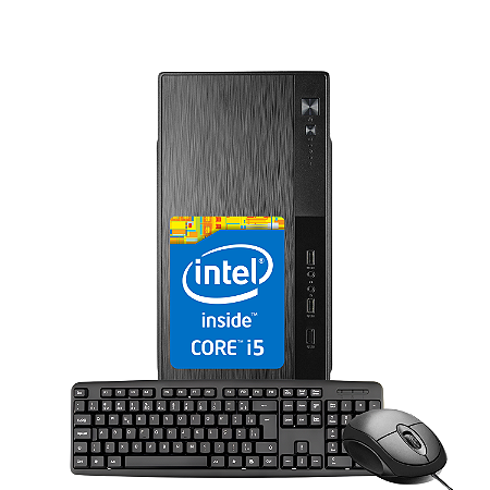 Computador com Teclado e Mouse Intel Core i5-2400 8GB RAM SSD 120GB