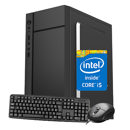 Computador com Teclado e Mouse Intel Core i5-2400 8GB RAM SSD 240GB
