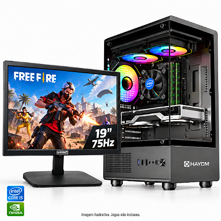 PC Gamer i5 16GB DDR3 SSD 240GB GT 740 4GB GDDR5 + Monitor 19" 75Hz