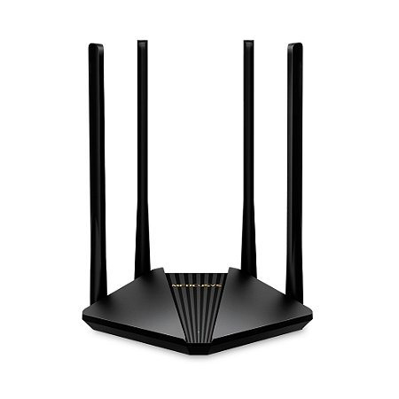 Roteador Mercusys MR30G Wi-Fi 5 AC1200 Dual Band Gigabit 4 Antenas Preto