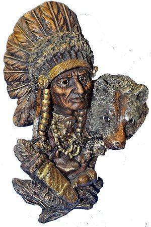 Índio Cherokee Cacique Lobo