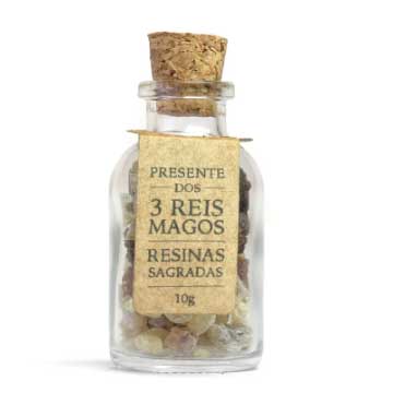 RESINAS SAGRADAS 3 REIS Olíbano, Mirra e Damar 10 g
